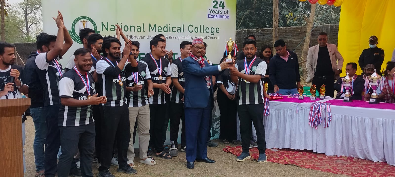 नेशनल मेडिकल कलेजको सप्ताहव्यापी खेलकुद कार्यक्रम सम्पन्न