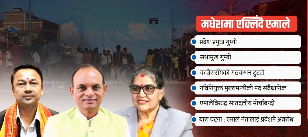 मधेश प्रदेशमा एक्लिँदै नेकपा एमाले