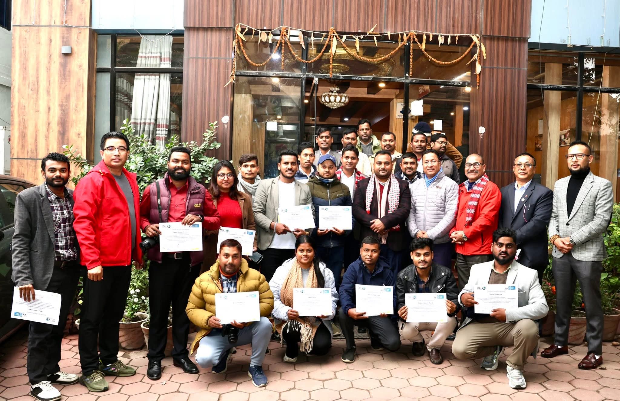 जनकपुरधाममा पर्यटन फोटो पत्रकारिता तालिम सम्पन्न