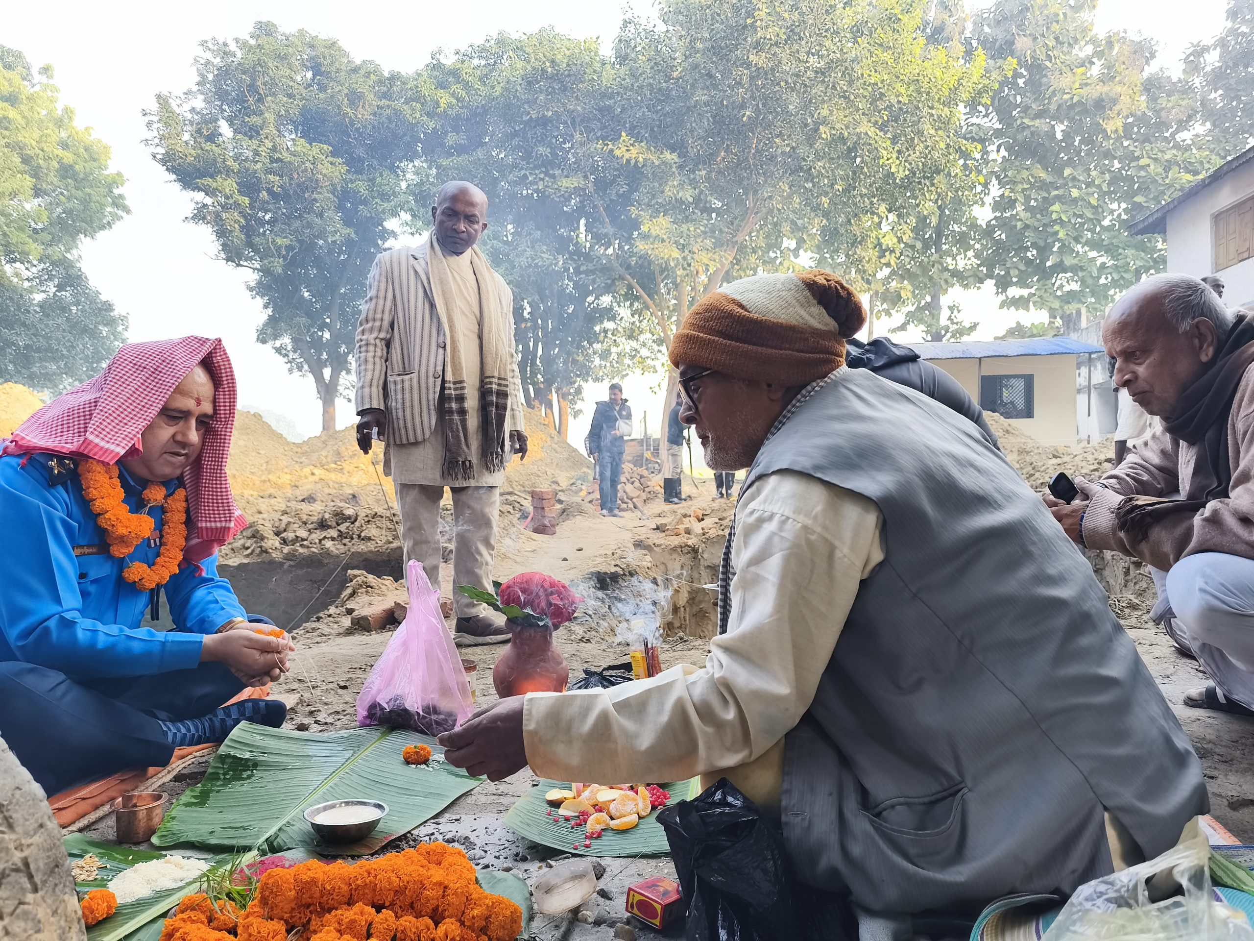 ईलाका प्रहरी कार्यालय दुहबीको नयाँ भवन शिलान्यास