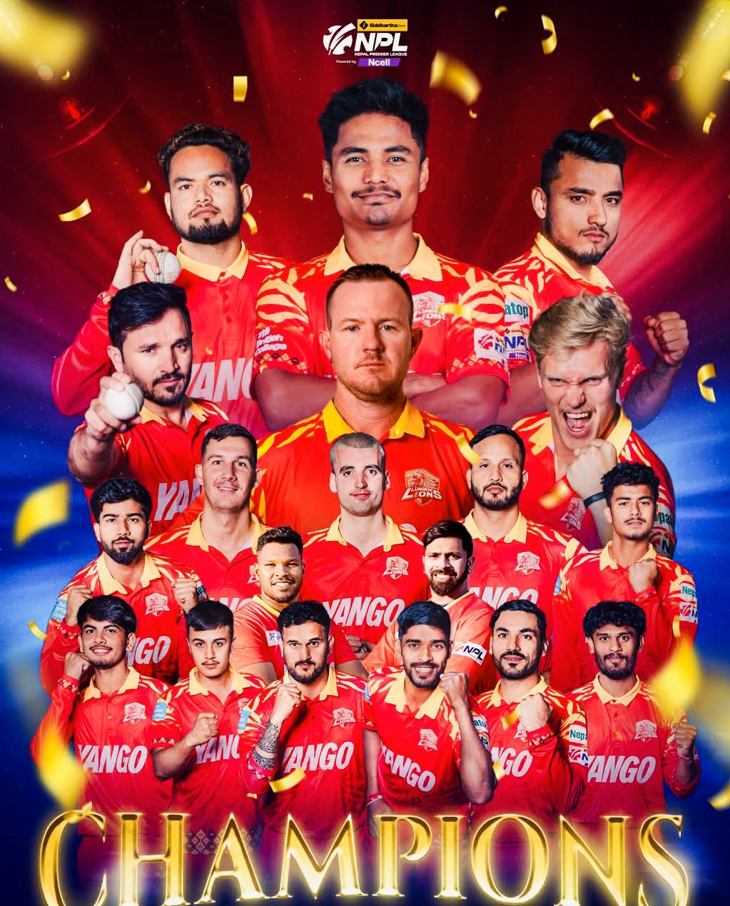 एनपीएल सिजन–२ : लगातार ६ खेलमा ‘डु अर डाइ’ काे स्थितिबाट उठेर च्याम्पियन बनेकाे लुम्बिनी लायन्स