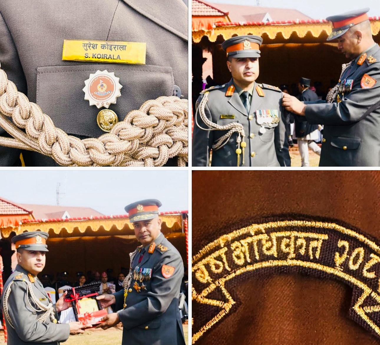 जेनजी आन्दोलनमा निर्वाचन आयोग जोगाउने सशस्त्रका डिएसपी कोइरालालाई ‘बर्ष अधिकृत’ सम्मान