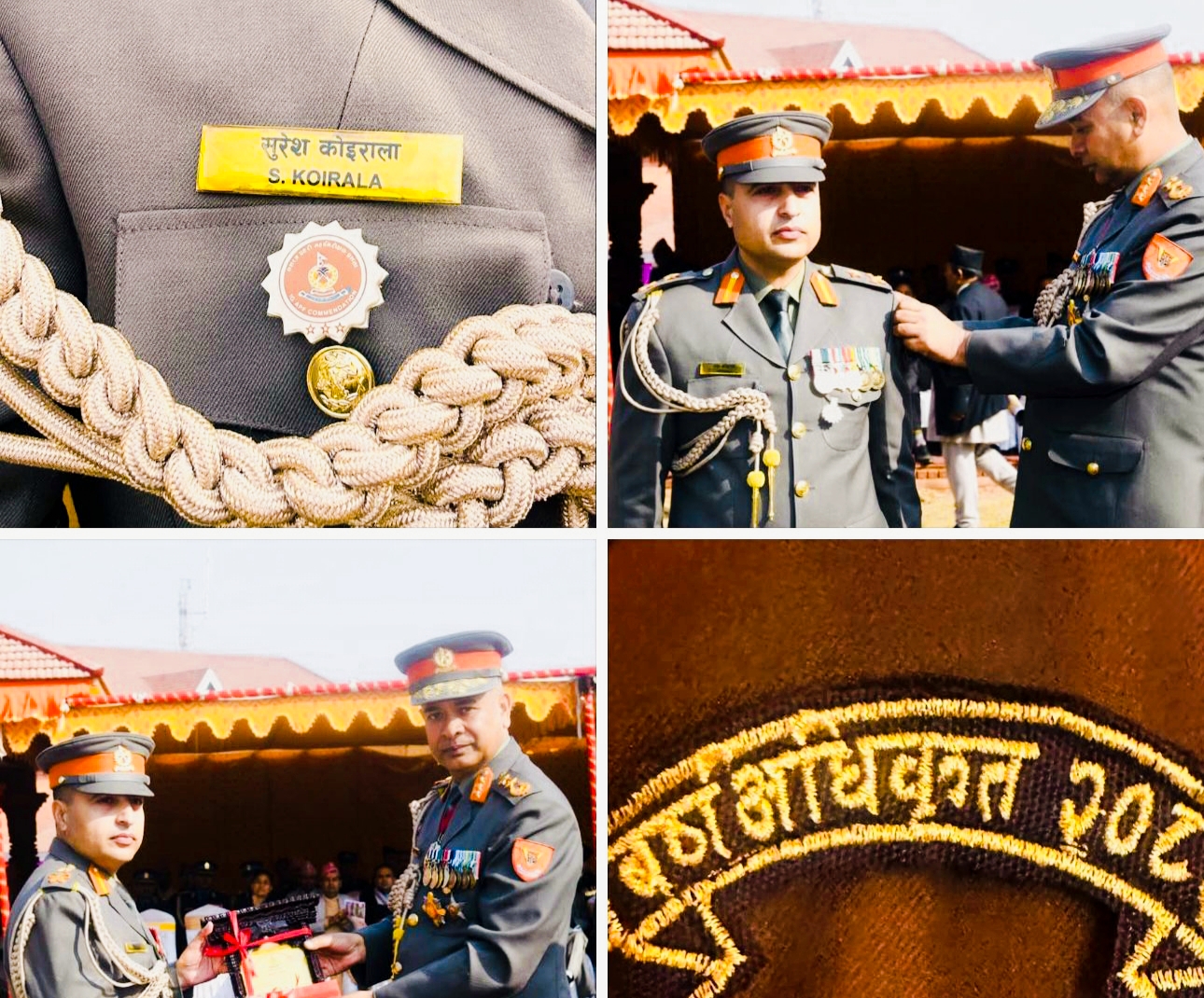 जेनजी आन्दोलनमा निर्वाचन आयोग जोगाउने सशस्त्रका डिएसपी कोइरालालाई ‘बर्ष अधिकृत’ सम्मान